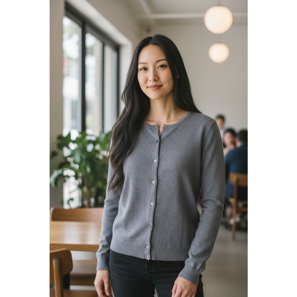Cozy Croft And Barrow Button Up Sweater Size M